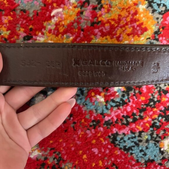 NWOT Galco SB2 CASUAL HOLSTER BELT 1 1/2" - Havana Leather - Size 36 - Picture 6 of 6